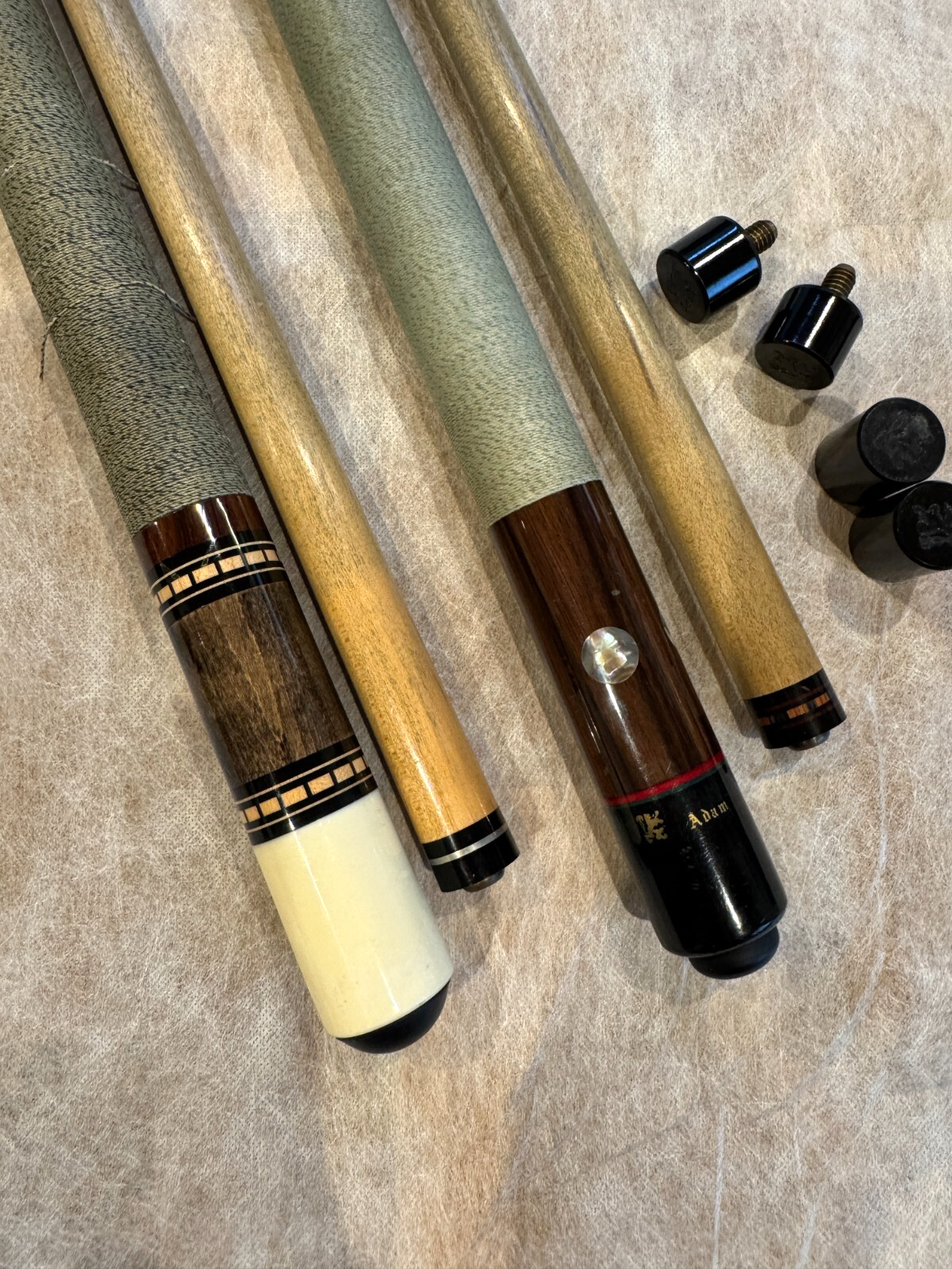 A*k様 billiards Adam CUE HELMSTETTER シャフト New Vintage signed Helmstetter Pool Cue Billiards TJ Never