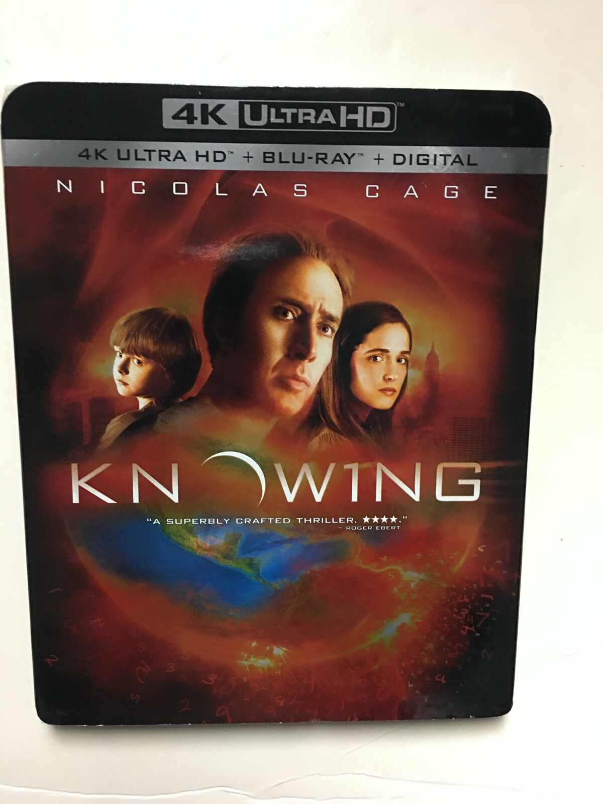 Knowing (4k UHD Blu-ray/Blu-ray, Digital HD) NEW w/slipcover