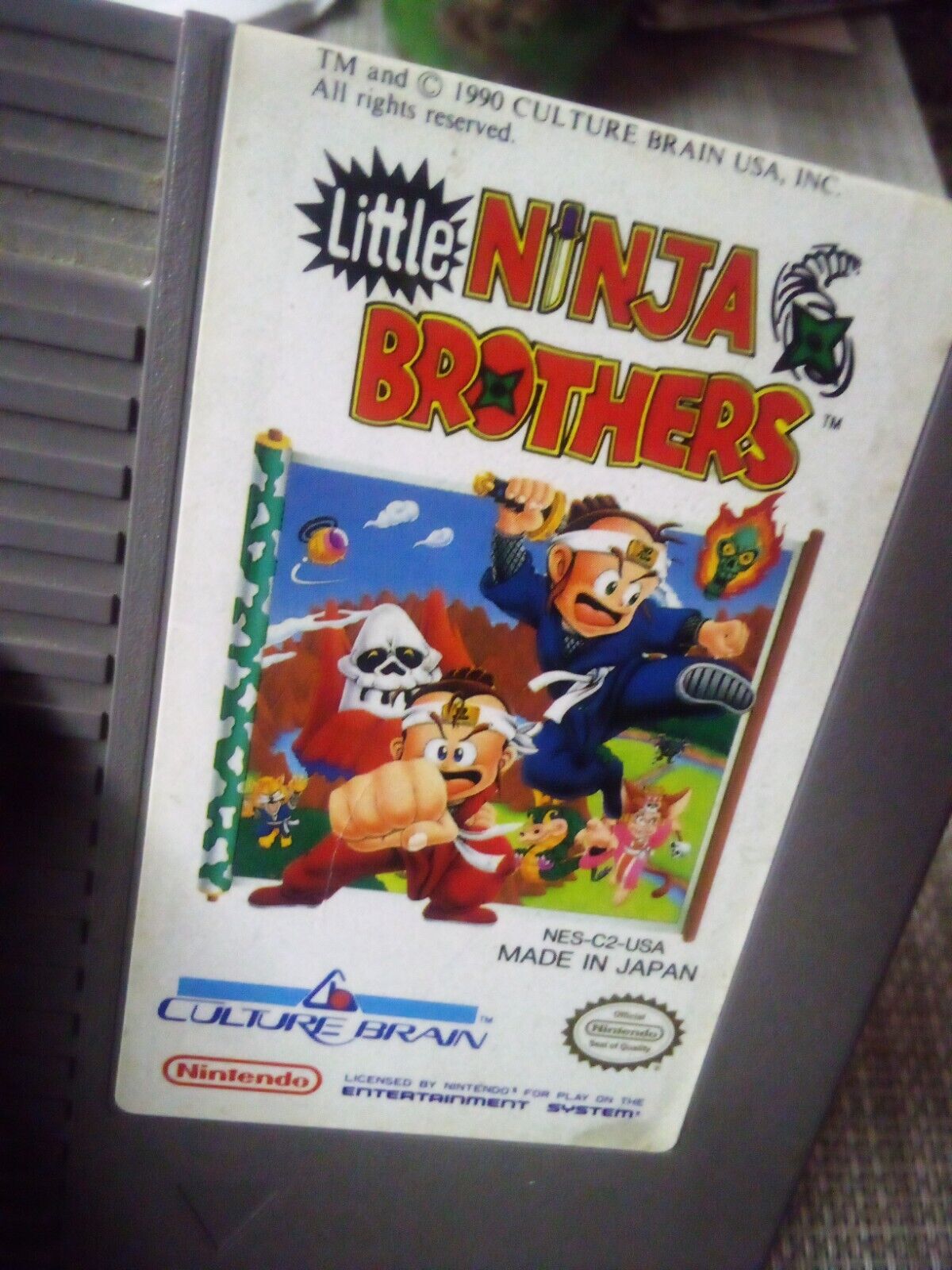 Little Ninja Brothers (Nintendo Entertainment System, 1990 Little Ninja Brothers (Nintendo Entertainment System, 1990