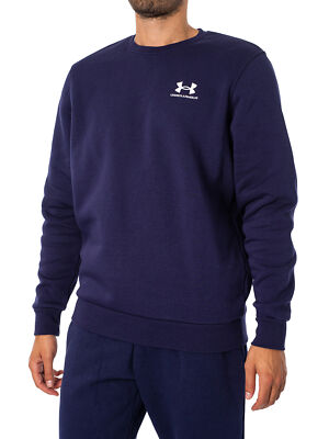 

Мужская флисовая толстовка Under Armour Essential, синяя, Синий