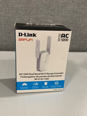 D-Link DAP-1610-US AC1200 Wi-Fi Range Extender - White