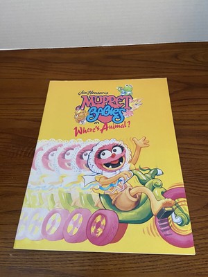 Jim Henson's Muppet Babies in Where's Animal by Bill Prady PB 1988