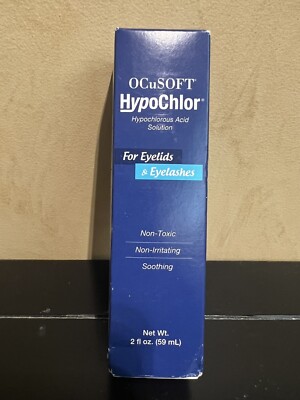 OCuSOFT HYPOCHLOR - Hypochlorous Acid Solution 0.02%  2oz 59ML (EXP. 05/2025)