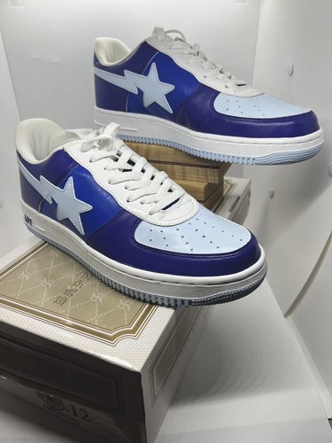 90s A BATHING APE パーカー BAPESTA NOWHERE 2ful Bapesta v2 - Last Orgy NOWHERE White/Blue Sneakers