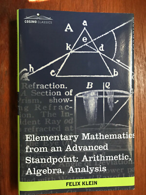 Elementary Mathematics from an Advanced Standpoint - Arithmetic - Algebra -...