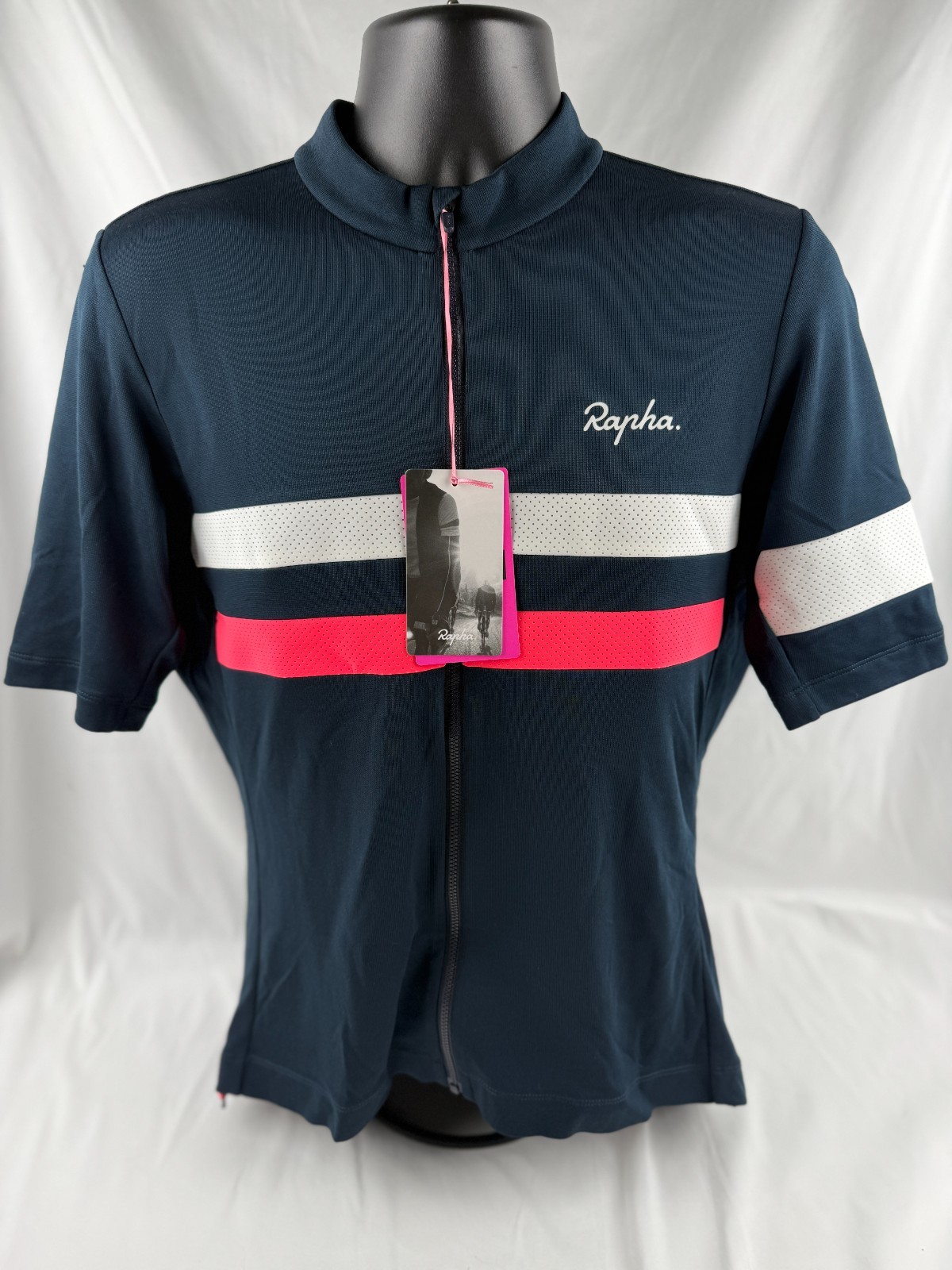 Rapha Men's Brevet Jersey SIZE XL Navy | eBay