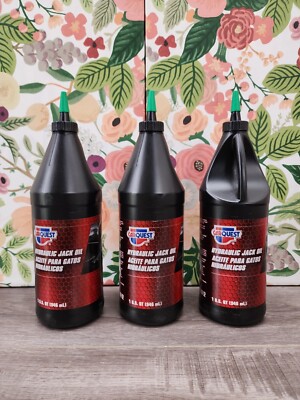 3 Pack Carquest Heavy-Duty Hydraulic Jack Oil 32oz Each - New 