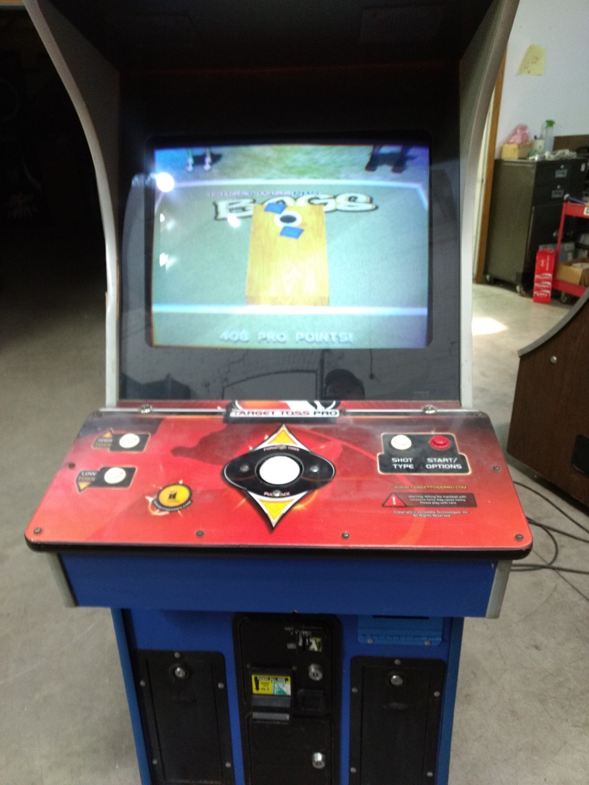 Incredible Technologies Target Toss Bags Coin Operated Video Arcade