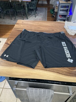 MENS Texas Tech Red Raiders Under Armour HeatGear SHORTS BLACK  3XL NEW