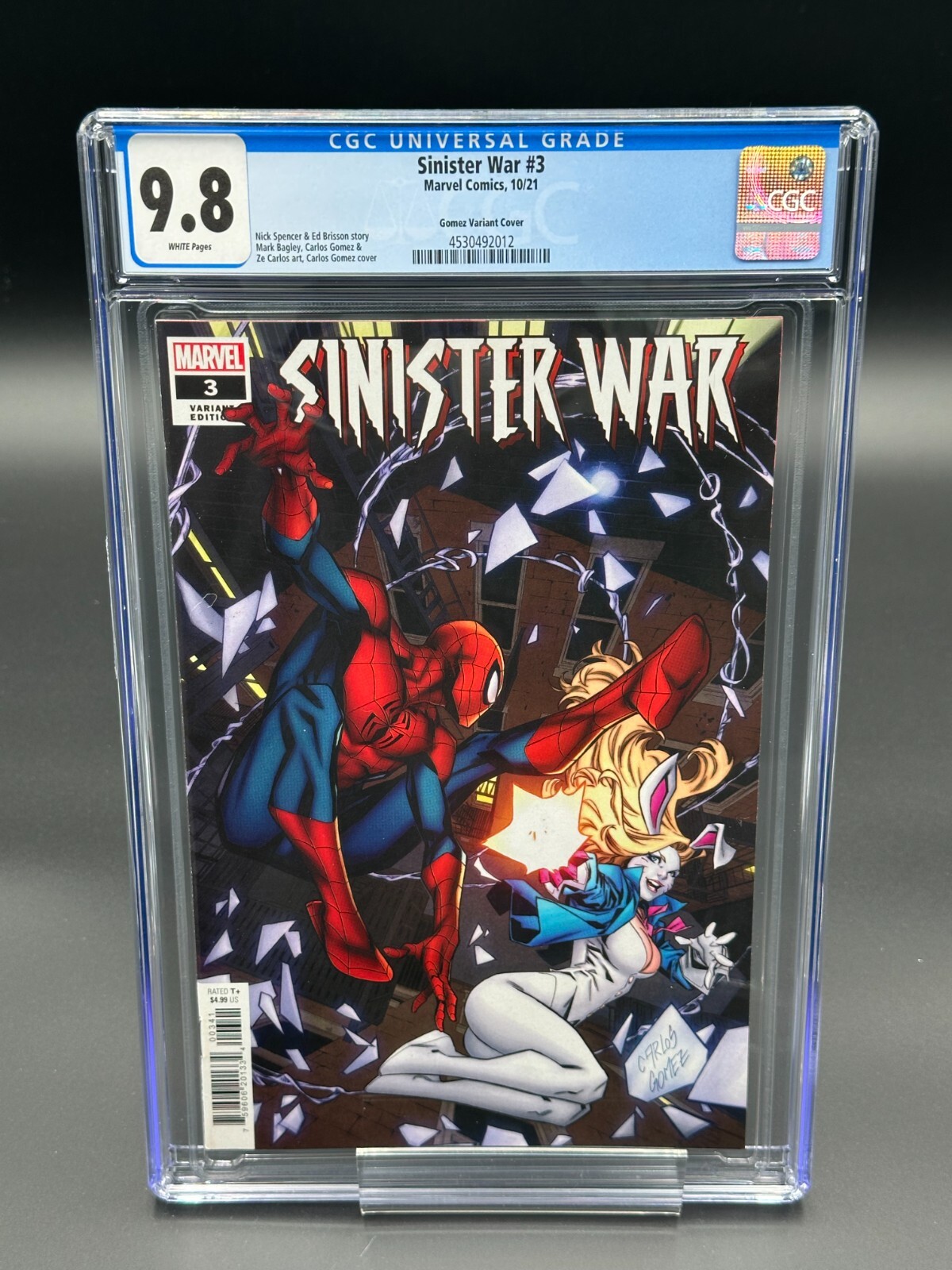 Sinister War #3 CGC 9.8 (2021) - Gomez Variant 1:25 - Spider-Man