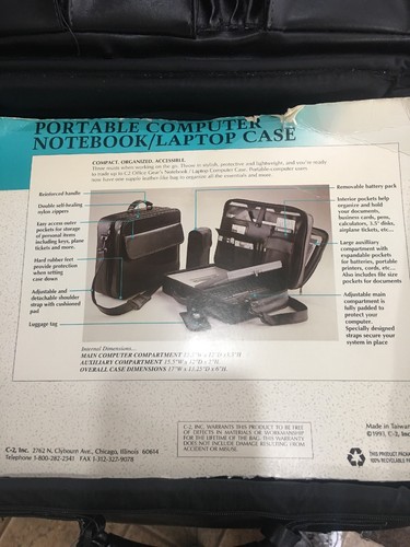 Vintage C-2 Office Gear Portable Nootbook/laptop Case
