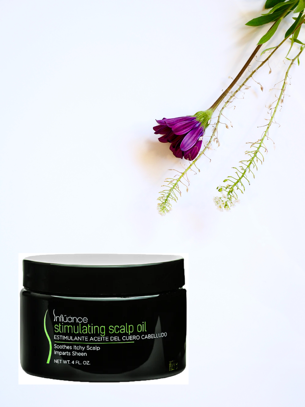 Influance Stimulating Scalp Oil 4oz for Itchy Dry Scalp Controls Shedding 2 PACK