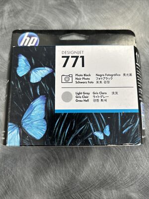 HP Design Jet 771. Photo Black Light Gray Print Head For Z6200 HP
