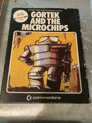 GORTEK AND THE MICROCHIPS COMMODORE 64 Learning BASIC Children C64303 Incomplete