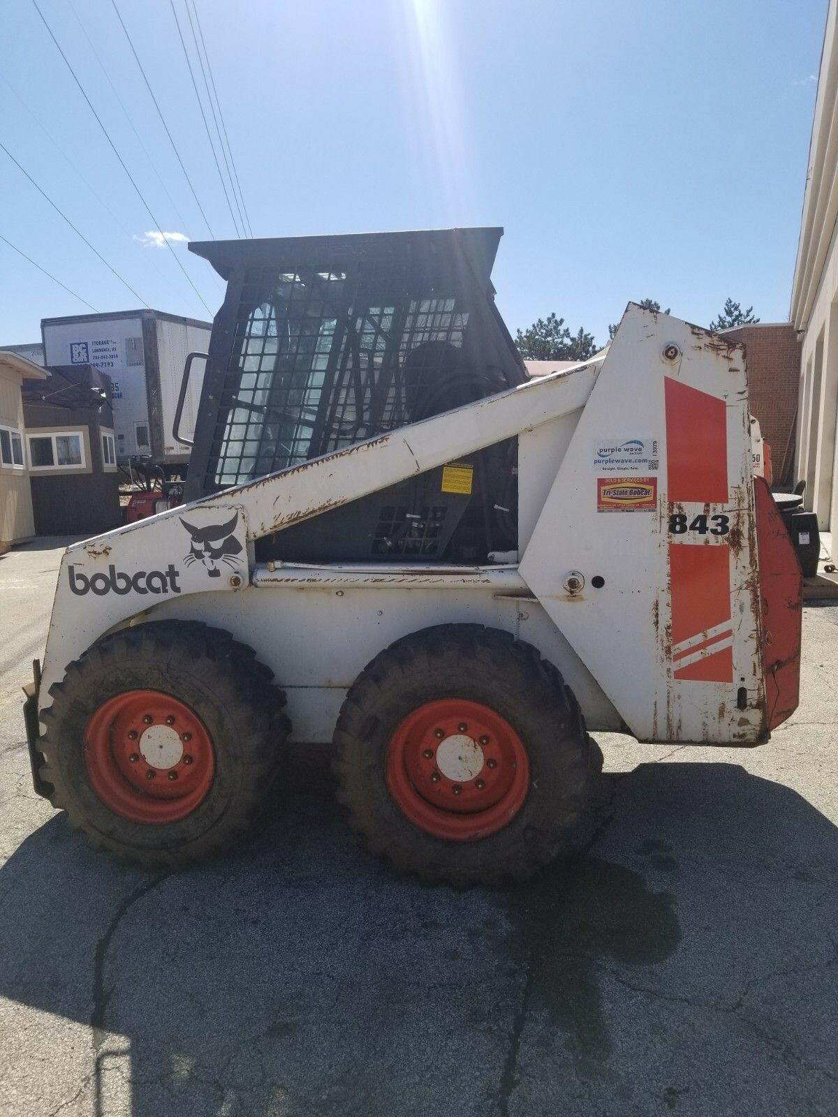 bobcat skid steer 843 - used