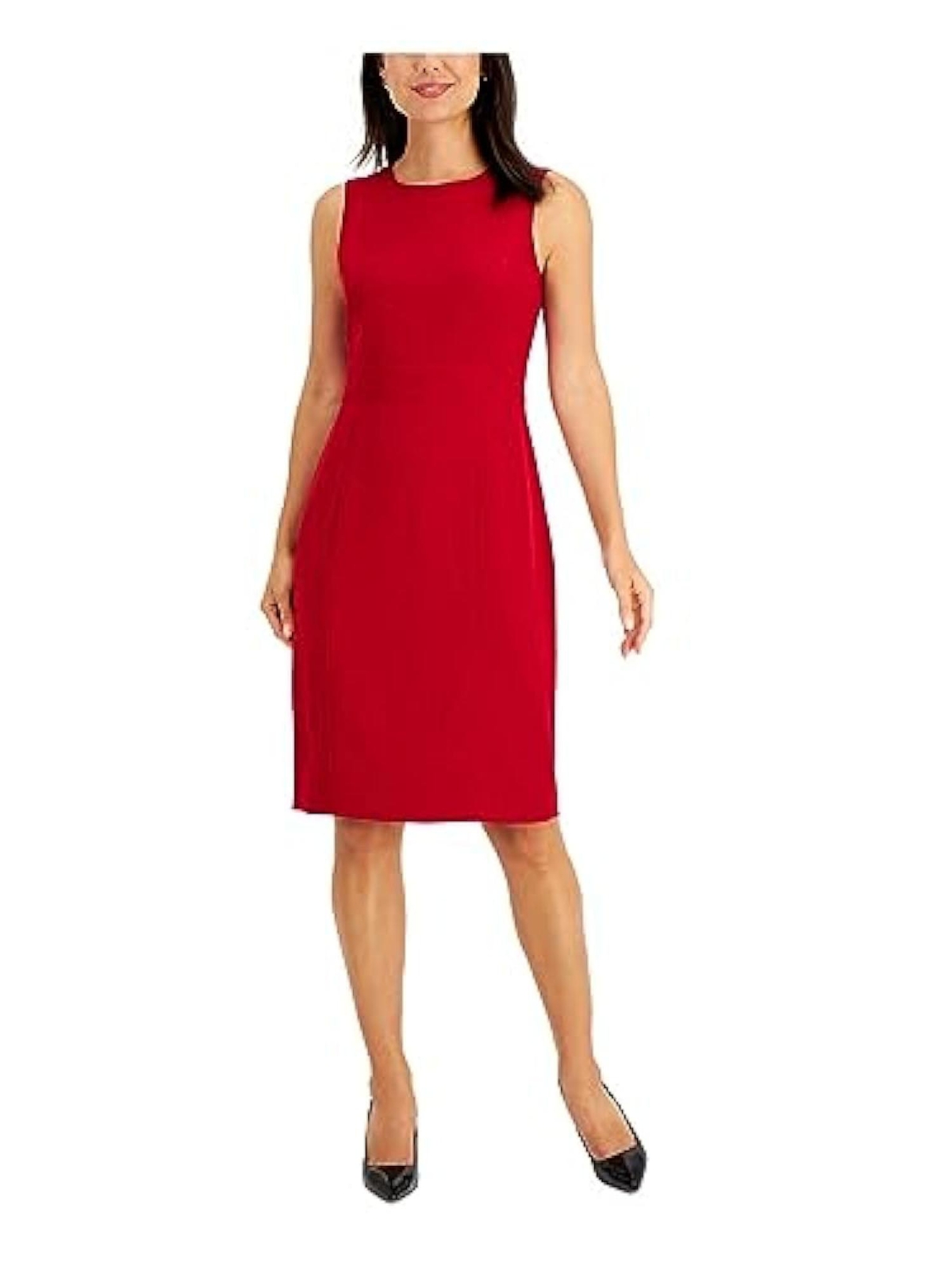 Kasper Women's Sheath Dress with Waist Band 10812088 4 | eBay