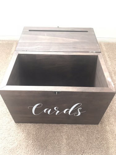 Wedding Card Box With Lock