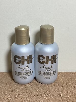 *Chi Keratin Silk Infusion (2fl/59ml) Lot Of 2 New Sealed As Seen In Pictures