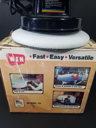 Vintage WEN Model 10 Orbital Car Buffer Waxer Polisher 10