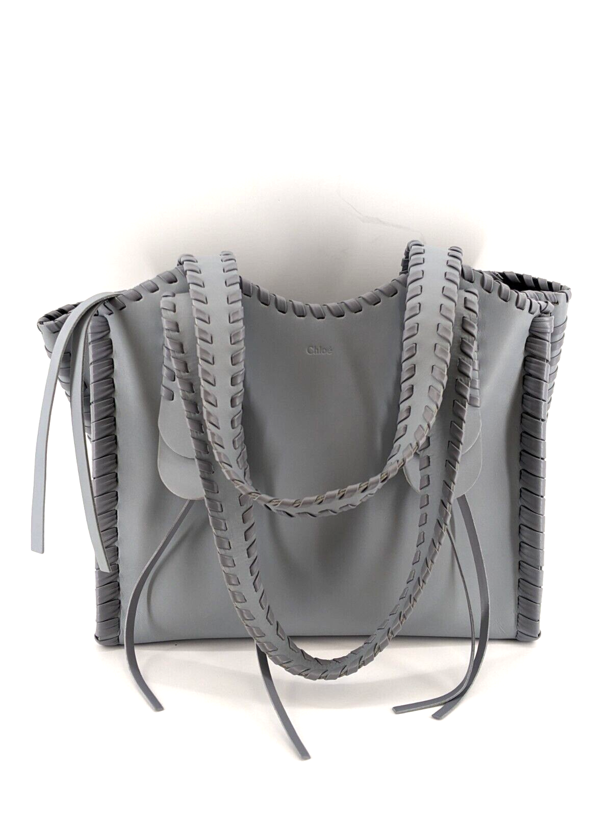 Authentic Chloe Women's Mony Tote Bag Large Blue | eBay