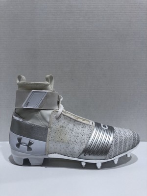cam newton cleats white and chrome