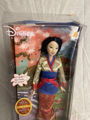 disney blossom beauty mulan barbie doll by mattel dated 2004 nib 334991673051