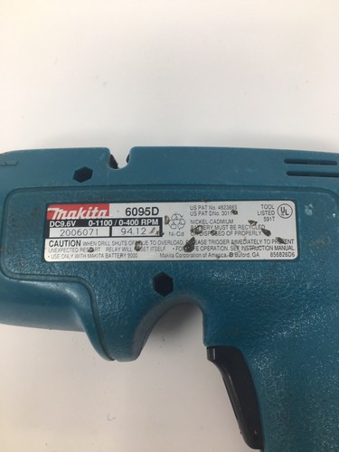 Makita 6095D 9.6V Cordless 3/8th 