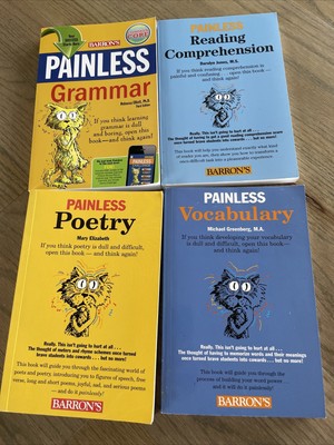 Painless Grammar Poetry Vocabulary Reading Comprehension Painless Series 4 Books