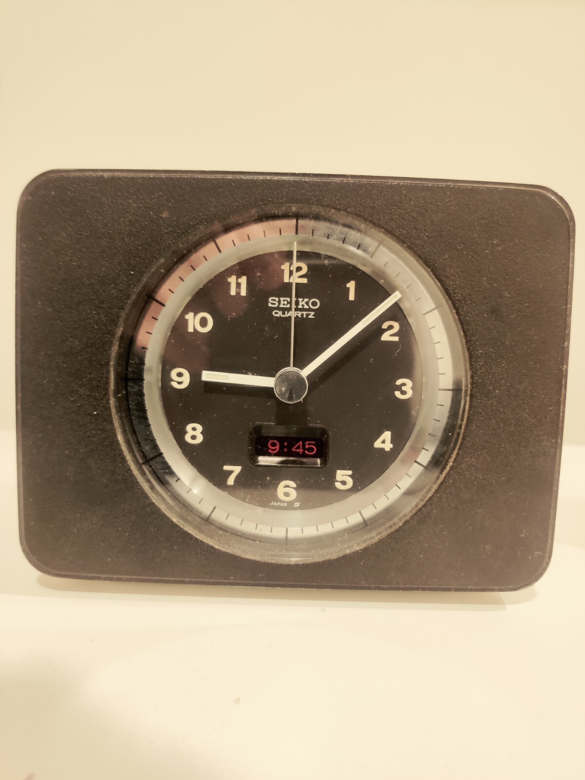 . 1970s. Made Seiko Quartz Alarm Clock