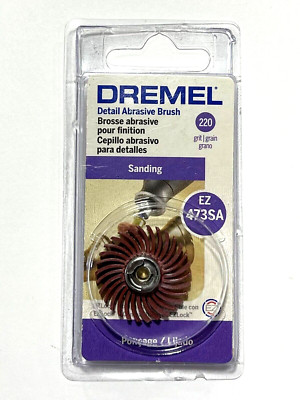 Dremel 1'' Detail Abrasive Sanding Brush EZLock 220 Grit EZ473SA