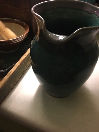 John Garrou Old Fort NC Art Pottery Pitcher 1991 Excellent Condition!