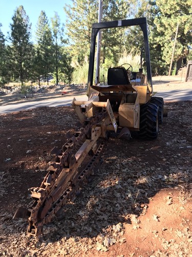 1992 Case D4h Trencher