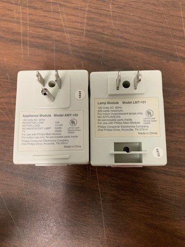 Magnavox X10 Appliance Lamp Module - LMT-101 AMT-103 Lot - Beige - SHIPS FREE!