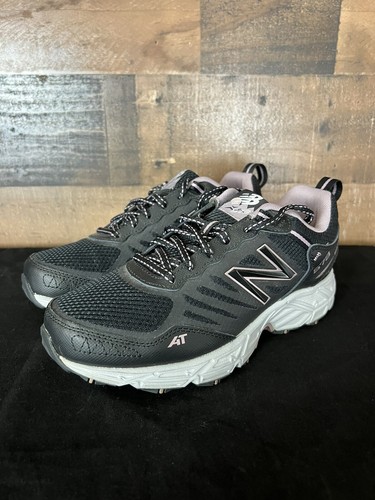 New Balance All Terrain 573 Womans Black Purple Running Shoe