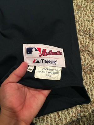 2009 Felix Hernandez Game Worn Jersey!!   Team Letter from Seattle Mariners!