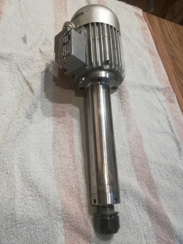 Frässpindel Fräsmotor Spannzangenmotor Fräsmaschine HF  CNC Portalfräse Fischer 