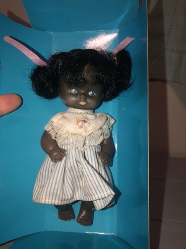 Brand Black Baby Doll 6”with Original Box Collectible Toy