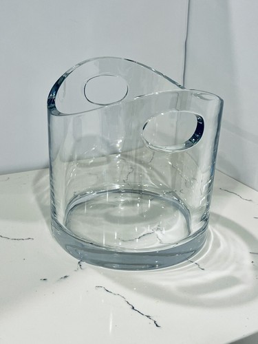 Tiffany & Co. Crystal Modernist Ice Bucket with Handles | eBay