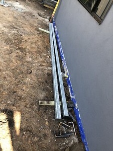 4m Structural house/carport Posts with base plate - $ 35