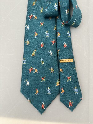 Bvlgari Davide Pizzigoni Silk Tie