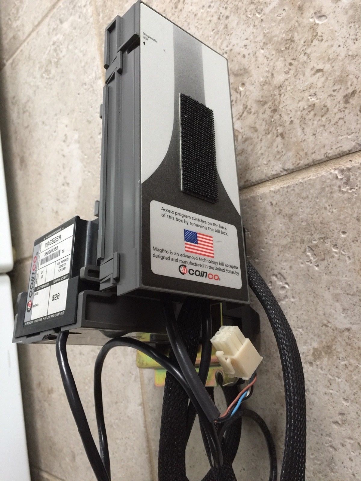 Coinco MAG52SA Bill Validator - Parts Only