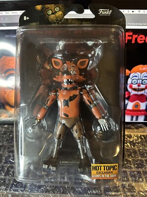 Glow in the Dark Foxy Hot Topic Exclusive Figure FNAF Mcfarlane