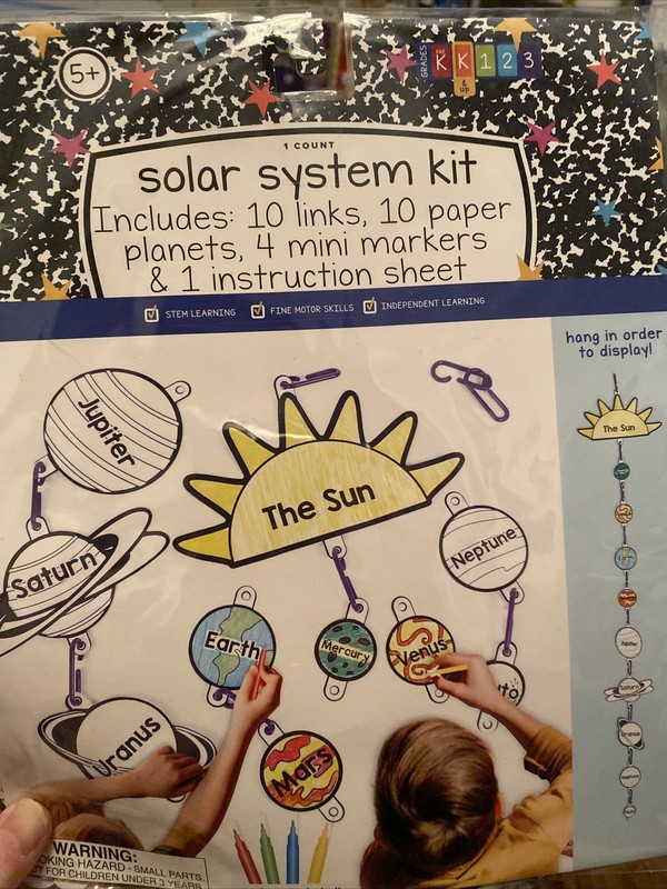 Solar System Planet Hanging Mobile. Horizon Brand. Science Teacher Homeschool