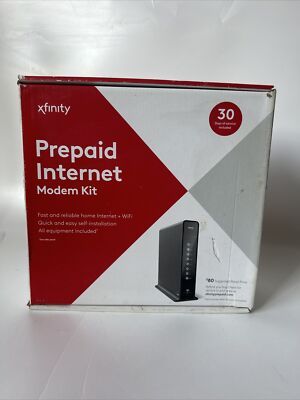 Sealed 2786 HSD-Prepaid-WG-XB3 Prepaid Internet Modem Kit Unopened