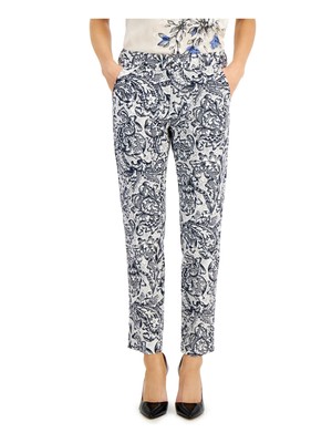 

MAX MARA WEEKEND Женские прямые брюки цвета слоновой кости стрейч для работы на работу, Цвет слоновой кости, 5136121906