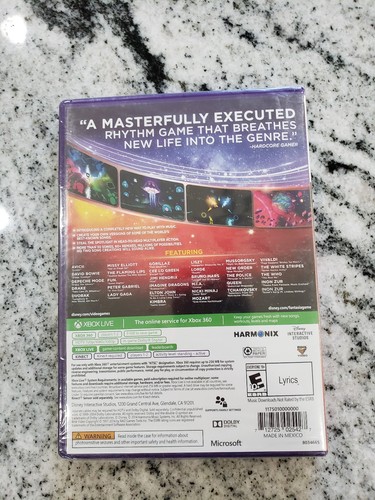 Fantasia: Music Evolved (Xbox 360 Kinect, 2014) **BRAND NEW FACTORY SEALED**