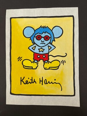 Keith Haring、Mom、希少レゾネ、新品額装付、アート Keith Haring、Mom、希少レゾネ、新品額装付、アート MOTHER