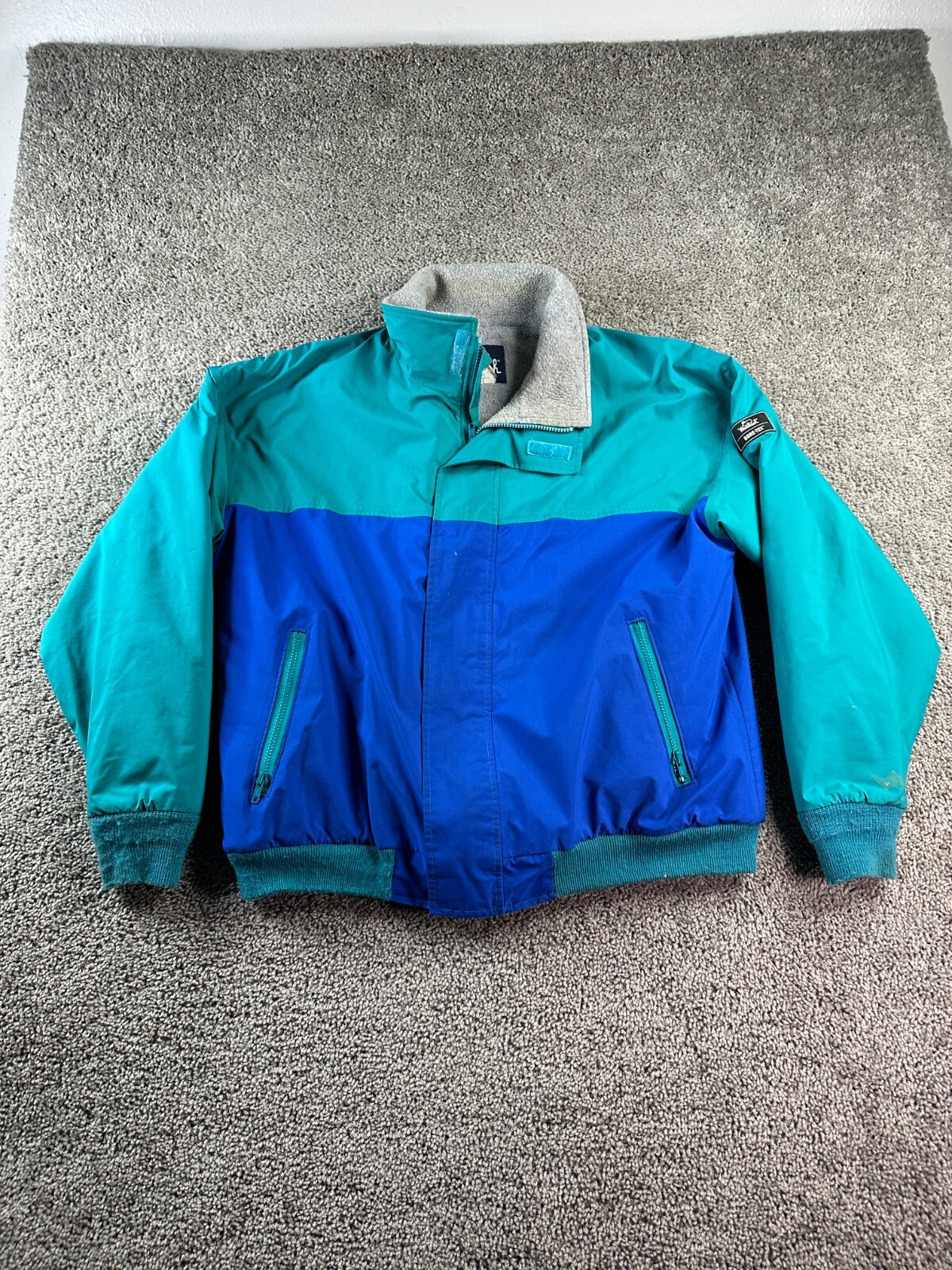 メンズウェア woolrich OVER GORE JACKET Men's Hooded Jacket in WINDSTOPPER GORE-TEX blue | Woolrich US