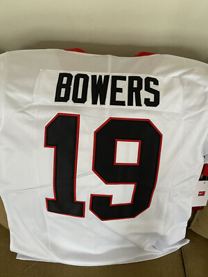Brock Bowers #19 Georgia Bulldogs White Jersey, All Stitched