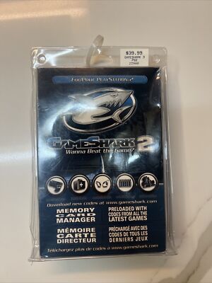 RARE New Sealed GameShark 2 GameSaves Wanna Beat The Game PS2 Sony PlayStation 2